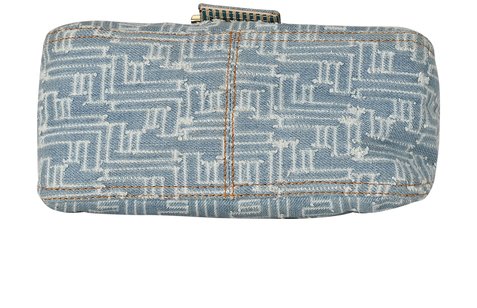 Mini Mamma Baguette, &pound;950, Handbags, Blue, Denim, Top view